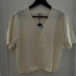 Smash + Tess Cream Knit Cardigan